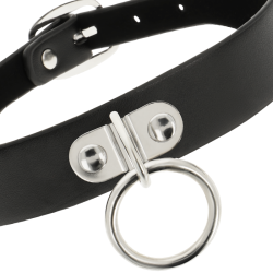 COQUETTE CHIC DESIRE - HALSKETTE AUS VEGANEM LEDER FETISCH-ACCESSOIRE – Produktansicht 4