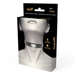 COQUETTE CHIC DESIRE - HALSKETTE AUS VEGANEM LEDER FETISCH-ACCESSOIRE – Produktansicht 5