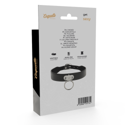 COQUETTE CHIC DESIRE - HALSKETTE AUS VEGANEM LEDER FETISCH-ACCESSOIRE – Produktansicht 6