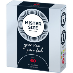 MISTER SIZE - KONDOMGRÖSSE XL 60 MM (3 EINHEITEN) – Produktansicht 2