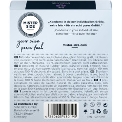 MISTER SIZE - KONDOME GRÖSSE XXXL 69 MM (3 EINHEITEN) – Produktansicht 3