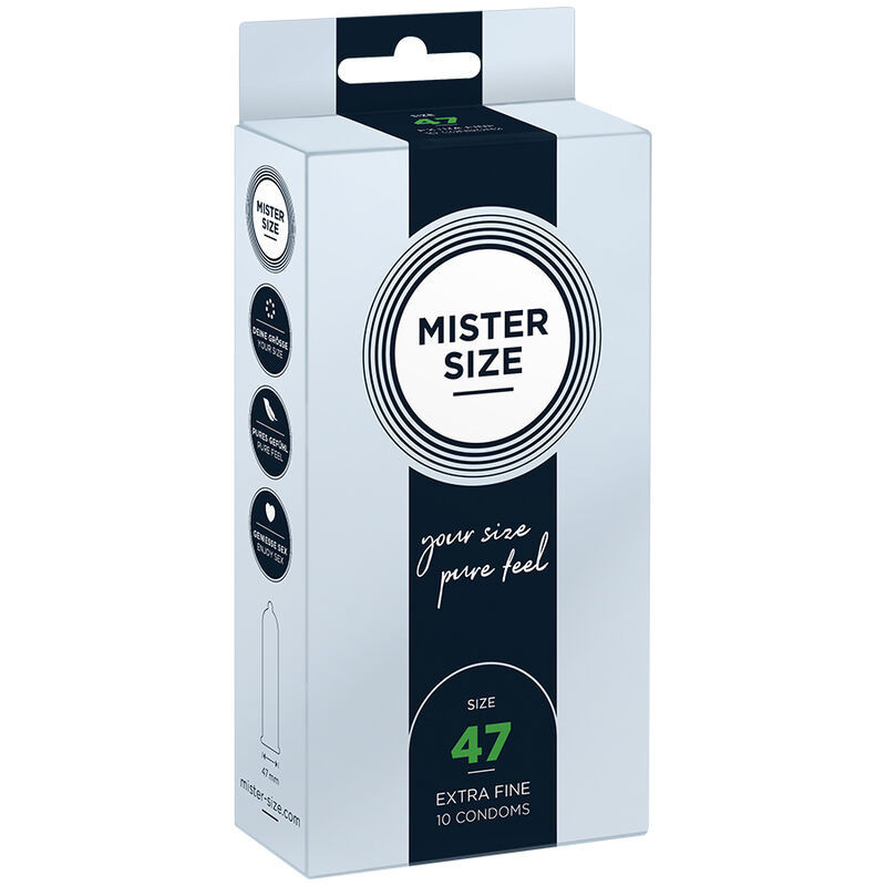 MISTER SIZE - KONDOME GRÖSSE XS 47 MM (10 EINHEITEN)