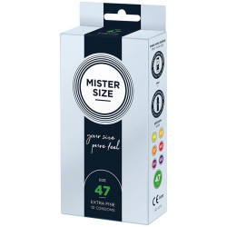 MISTER SIZE - KONDOME GRÖSSE XS 47 MM (10 EINHEITEN) – Produktansicht 2