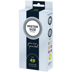MISTER SIZE - KONDOMGRÖSSE S 49 MM (10 EINHEITEN) – Produktansicht 2