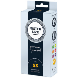 MISTER SIZE - KONDOMGRÖSSE M 53 MM (10 EINHEITEN) – Produktansicht 2