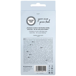 MISTER SIZE - KONDOMGRÖSSE L 57 MM (10 EINHEITEN) – Produktansicht 3