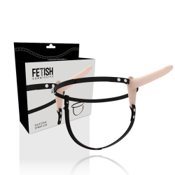 FETISH SUBMISSIVE HARNESS - SILIKON HAUTFARBE 15 CM – Produktansicht 2