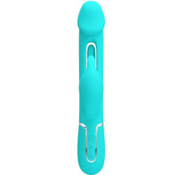 PRETTY LOVE - DEJON RABBIT VIBRATOR 3 IN 1 MULTIFUNKTIONS-AQUAGRÜN – D-238780 – Produktansicht 2