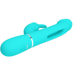 PRETTY LOVE - DEJON RABBIT VIBRATOR 3 IN 1 MULTIFUNKTIONS-AQUAGRÜN – D-238780 – Produktansicht 4