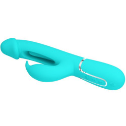 PRETTY LOVE - DEJON RABBIT VIBRATOR 3 IN 1 MULTIFUNKTIONS-AQUAGRÜN – D-238780 – Produktansicht 5