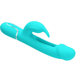 PRETTY LOVE - DEJON RABBIT VIBRATOR 3 IN 1 MULTIFUNKTIONS-AQUAGRÜN – D-238780 – Produktansicht 6