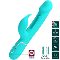 PRETTY LOVE - DEJON RABBIT VIBRATOR 3 IN 1 MULTIFUNKTIONS-AQUAGRÜN – D-238780 – Produktansicht 10