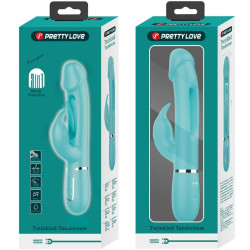 PRETTY LOVE - DEJON RABBIT VIBRATOR 3 IN 1 MULTIFUNKTIONS-AQUAGRÜN – D-238780 – Produktansicht 11