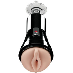 PDX ELITE - MASTURBATOR MIT VIBRATIONS- UND KOMPRESSOREFFEKT – Produktansicht 2