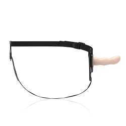 FETISH SUBMISSIVE HARNESS - SILIKON-FLEISCH-G-SPOT 12,5 CM – Produktansicht 4