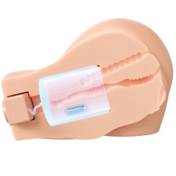 PDX ELITE - BACK THAT ASS UP REALISTISCHER VIBRIERENDER VAGINA- UND ANUS-MASTURBATOR – Produktansicht 4