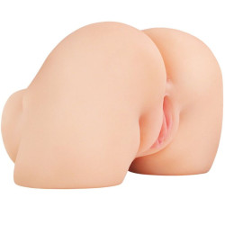 PDX ELITE - SHAKETHAT ASS REALISTISCHER VAGINA- UND ANUS-MASTURBATOR MIT VIBRATION – Produktansicht 2