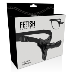 FETISH SUBMISSIVE HARNESS - SCHWARZER SILIKON-G-SPOT 16 CM – Produktansicht 5