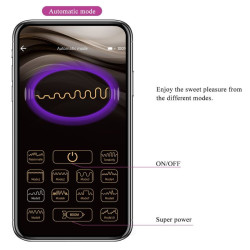 PRETTY LOVE - BAIRD G-SPOT 12 VIBRATIONEN WIEDERAUFLADBAR LILA APP – Produktansicht 12
