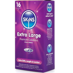 SKINS - EXTRA GROSSE PREMIUM-KONDOME PACKUNG 16 – Produktansicht 2