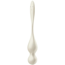 SATISFYER - LOVE BIRDS VIBRIERENDE KEGEL-KUGELN WEISS – Produktansicht 3