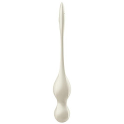 SATISFYER - LOVE BIRDS VIBRIERENDE KEGEL-KUGELN WEISS – Produktansicht 4