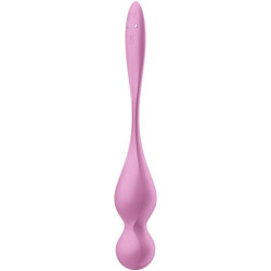 SATISFYER - LOVE BIRDS VIBRIERENDE KEGEL-KUGELN ROSA – Produktansicht 3