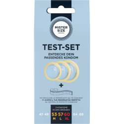 MISTER SIZE - TESTSET MIT 3 KONDOMEN IN VERSCHIEDENEN GRÖSSEN + MASSBAND