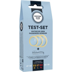 MISTER SIZE - TESTSET MIT 3 KONDOMEN IN VERSCHIEDENEN GRÖSSEN + MASSBAND – Produktansicht 2