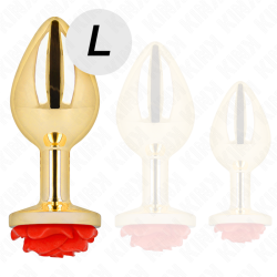 KINK - PLUG ANAL GOLD ROSE ROT GRÖSSE L – Produktansicht 2