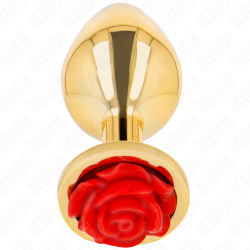 KINK - PLUG ANAL GOLD ROSE ROT GRÖSSE M – Produktansicht 2