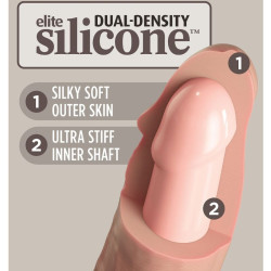 KING COCK - ELITE DELUXE VERSTELLBARES HARNESS-KIT RING MIT HODEN & DILDO 20.3 CM – Produktansicht 13
