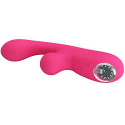 PRETTY LOVE - SKYLAR STIMULATOR VIBRATOR ROSA – Produktansicht 5