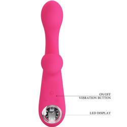 PRETTY LOVE - SKYLAR STIMULATOR VIBRATOR ROSA – Produktansicht 8