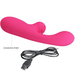 PRETTY LOVE - SKYLAR STIMULATOR VIBRATOR ROSA – Produktansicht 9