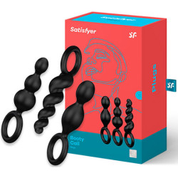 SATISFYER - ANALPLUGS SET 3 ST SCHWARZ – Produktansicht 2