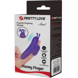 PRETTY LOVE - SNAIL LEISTUNGSSTARKER LILA FINGERSTIMULATOR – Produktansicht 8
