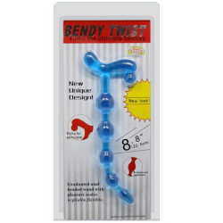 BAILE - BENDY TWIST BLAUE ANALKUGELN – Produktansicht 2