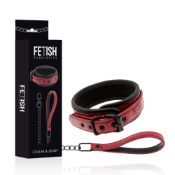 FETISH SUBMISSIVE DARK ROOM - KETTENHALSKETTE MIT NEOPRENFUTTER – Produktansicht 2