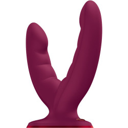 FUN FACTORY - RYDE DOUBLE DILDO WINE RED – Produktansicht 2