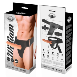 HARNESS ATTRACTION - WILLIAN HOLLOW RNES MIT VIBRATOR 17 CM -O- 4.5 CM – Produktansicht 7