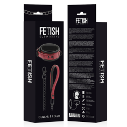FETISH SUBMISSIVE DARK ROOM - KETTENHALSKETTE MIT NEOPRENFUTTER – Produktansicht 9