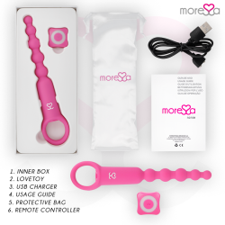 MORESSA - RONIE FERNBEDIENUNG ANALVERGNÜGEN ROSA – Produktansicht 6