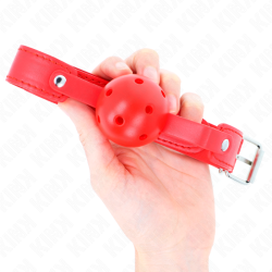 KINK - ROTER ATMUNGSAKTIVER BALL 4,5 CM Knebel 65 x 2,5 CM – Produktansicht 3