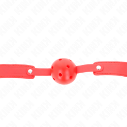 KINK - ROTER ATMUNGSAKTIVER BALL 4,5 CM Knebel 65 x 2,5 CM – Produktansicht 4