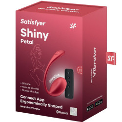 SATISFYER - SHINY PETAL G POINT FERNBEDIENUNGS STIMULATOR ROT KOSTENLOSE APP – Produktansicht 7