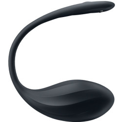 SATISFYER - RIBBED PETAL G POINT STIMULATOR FERNBEDIENUNG SCHWARZ KOSTENLOSE APP – Produktansicht 4