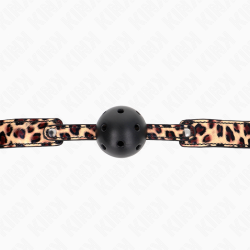 KINK - LEOPARD ATMUNGSAKTIVER BALL 4,5 CM GAG 65 x 2,5 CM – Produktansicht 5