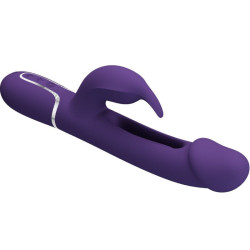 PRETTY LOVE - KAMPAS RABBIT 3 IN 1 MULTIFUNKTIONSVIBRATOR MIT ZUNGE VIOLETT – Produktansicht 5
