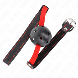 KINK - HOHLHARTER MUND 4,5 CM KNEBEL MIT ELASTISCHEM GÜRTEL 56 x 1,5 CM – Produktansicht 2